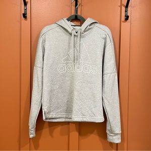Grey adidas hoodie